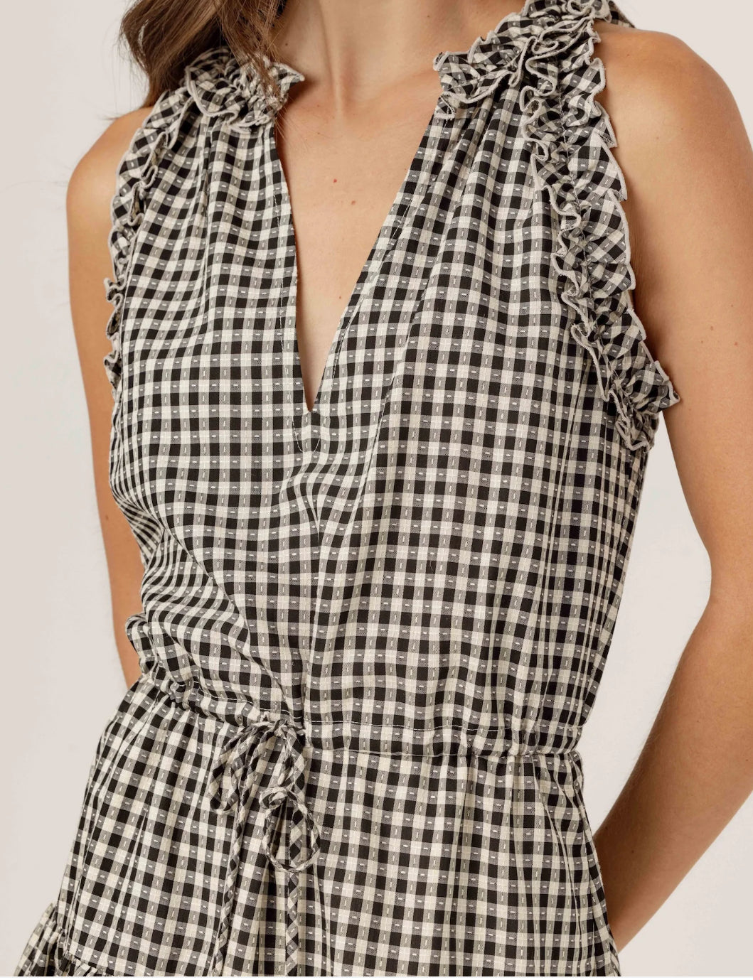 GINGHAM BLISSE DRESS