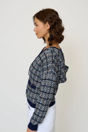 DYLAN TWEED SWEATER SHRUNKEN JACKET