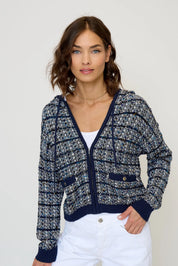 DYLAN TWEED SWEATER SHRUNKEN JACKET