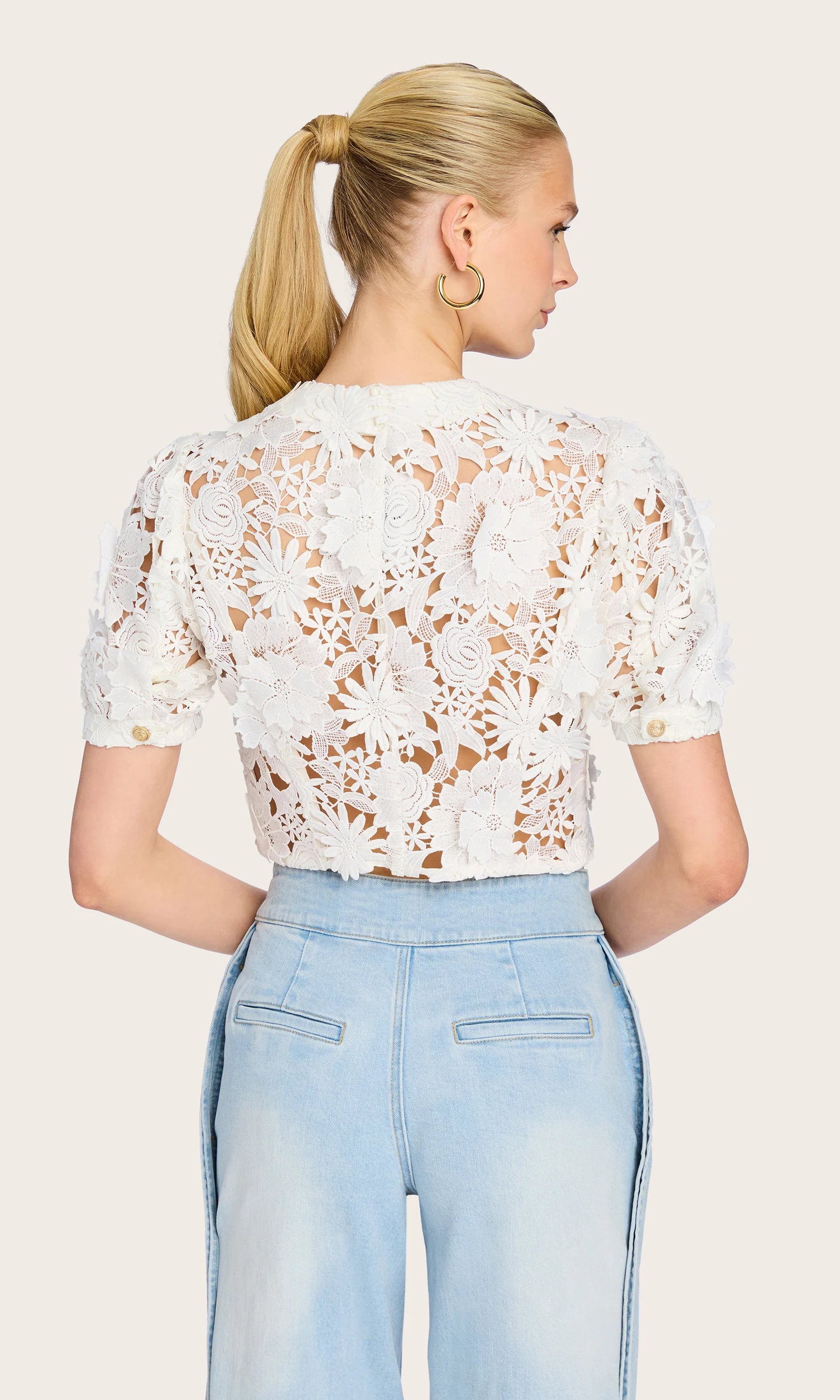 JOANIE 3D LACE JACKET