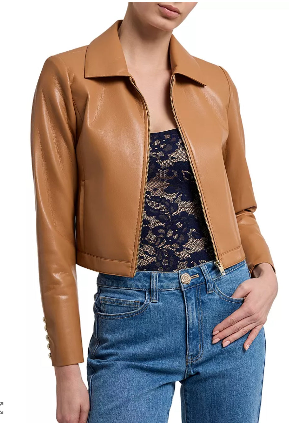 LOLA VEGAN LEATHER JACKET