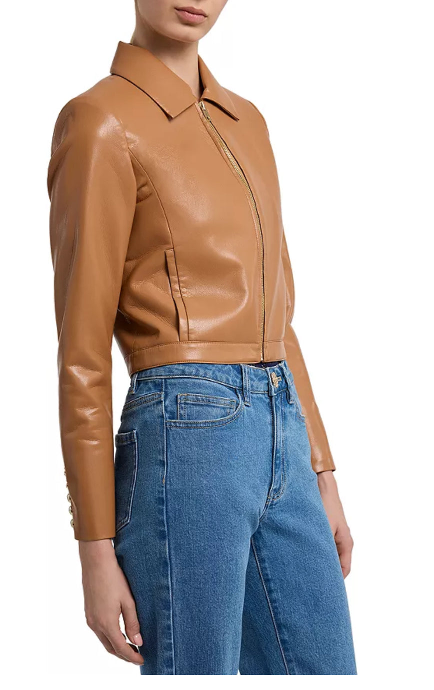 LOLA VEGAN LEATHER JACKET