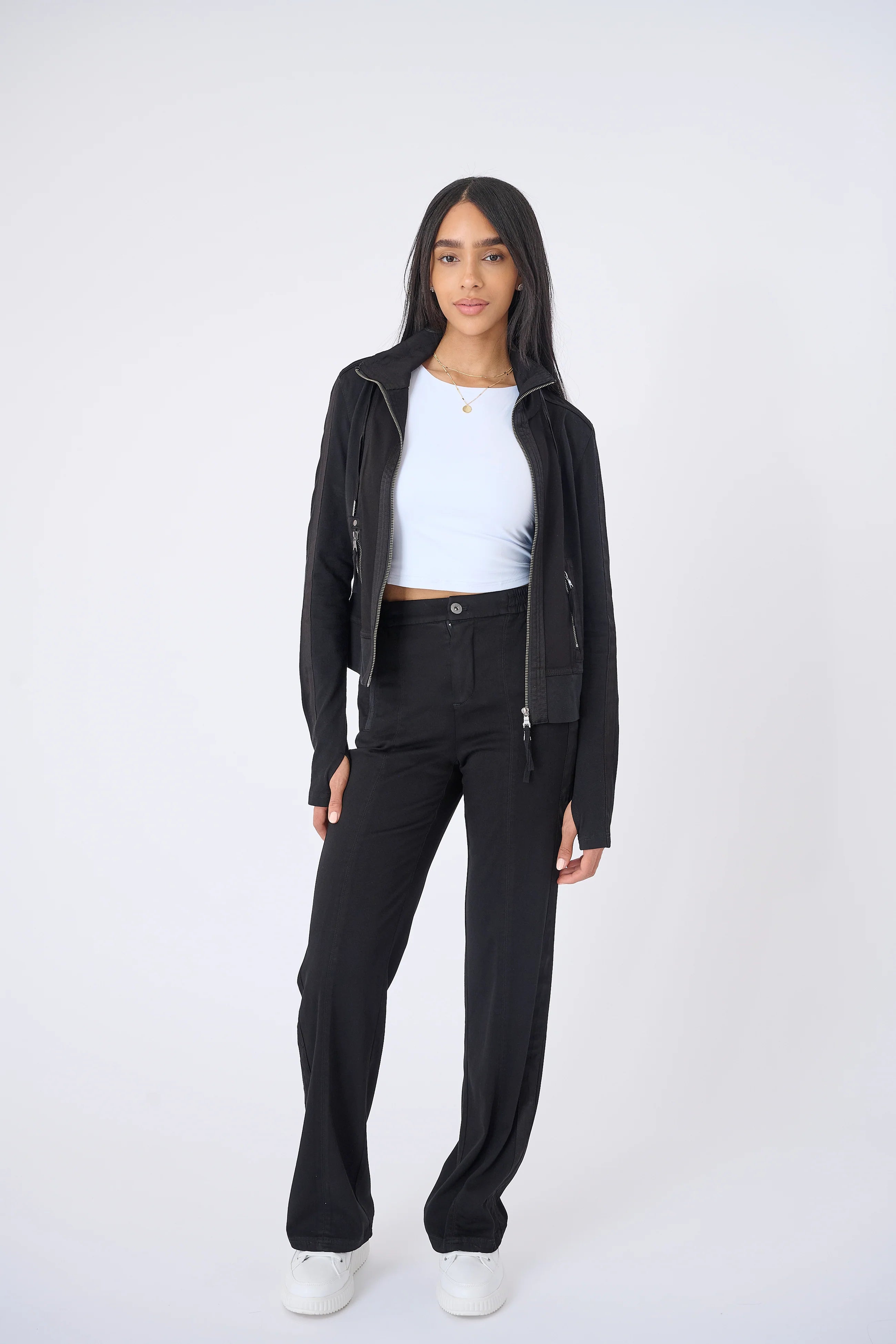 MONACO STRETCH VISCOSE TRACK PANT