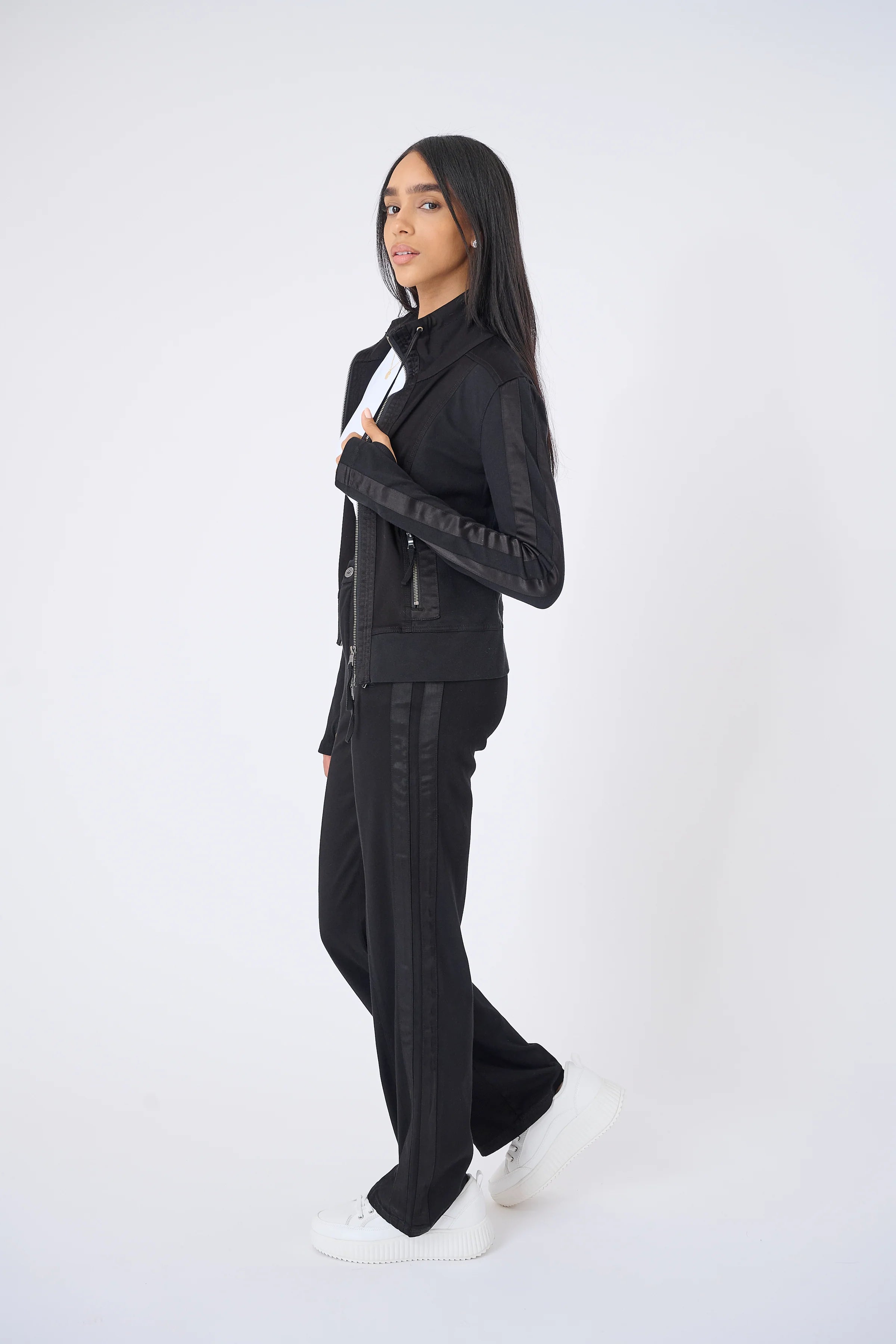 MONACO STRETCH VISCOSE TRACK PANT