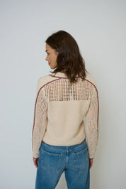 CARLA MESH YOKE POLO