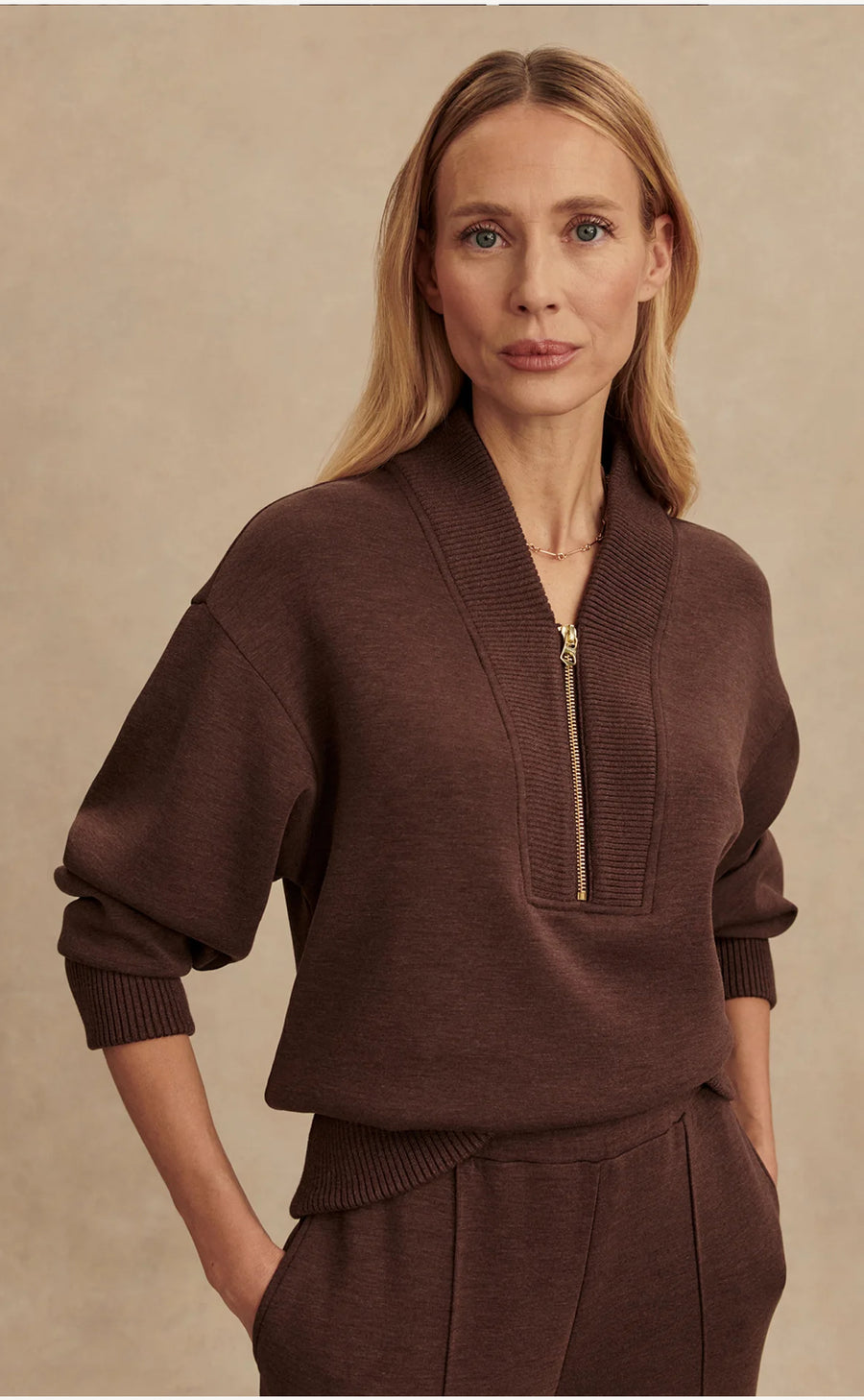 Sally Half-Zip Sweat