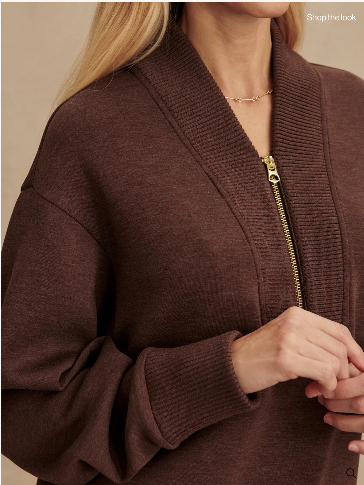 Sally Half-Zip Sweat