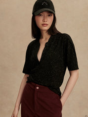 Odette Mock Placket Tee