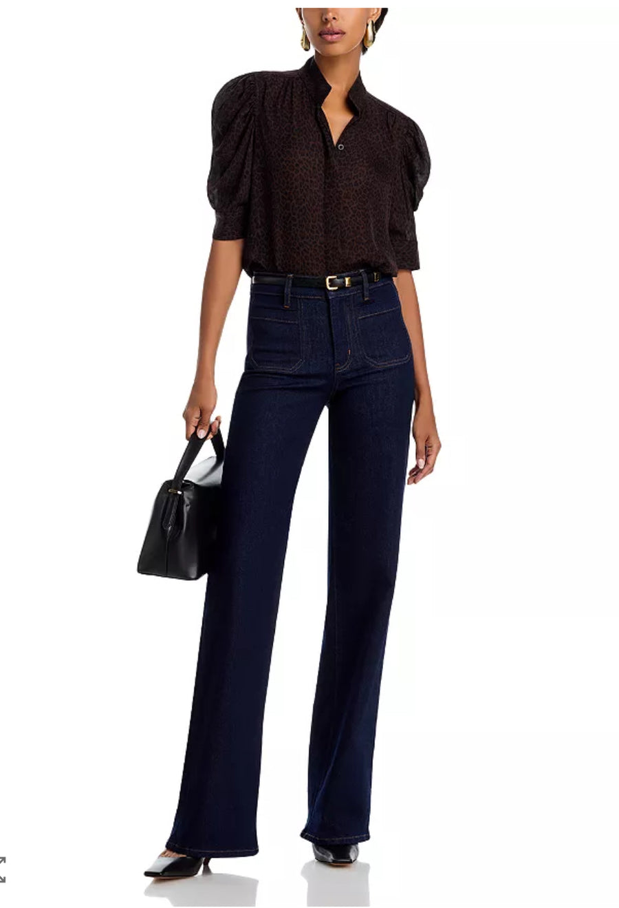 The Leopard Gillian Top in Leopard