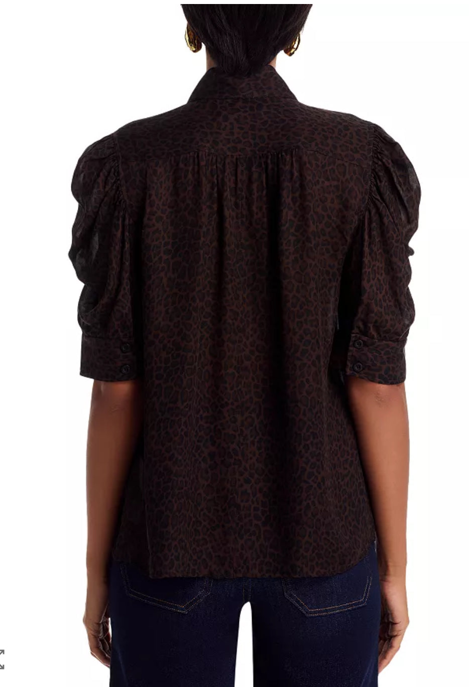 The Leopard Gillian Top in Leopard