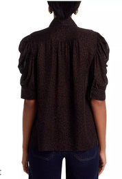 The Leopard Gillian Top in Leopard