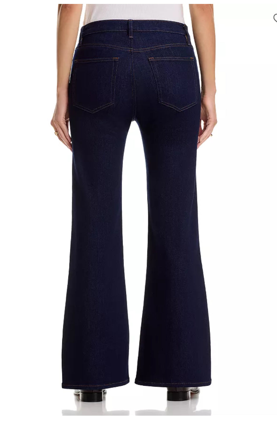 The Icon High Rise Flare Jeans in Rinse