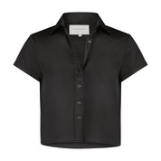 THE BOXY SHORT SLEEVE CROPPED SHIRT