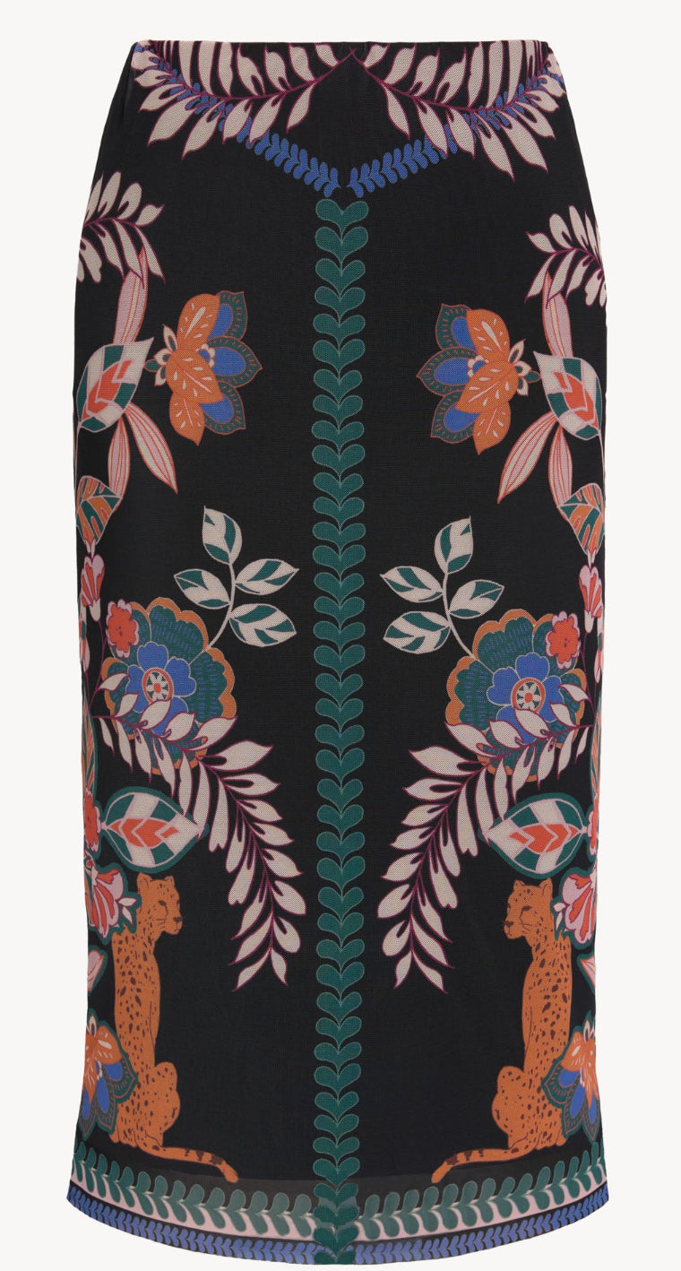 CALLIE SKIRT IN ZULU PRINCE CHEETAH