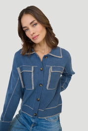 MYRA WHIPSTITCH BARN SWEATER