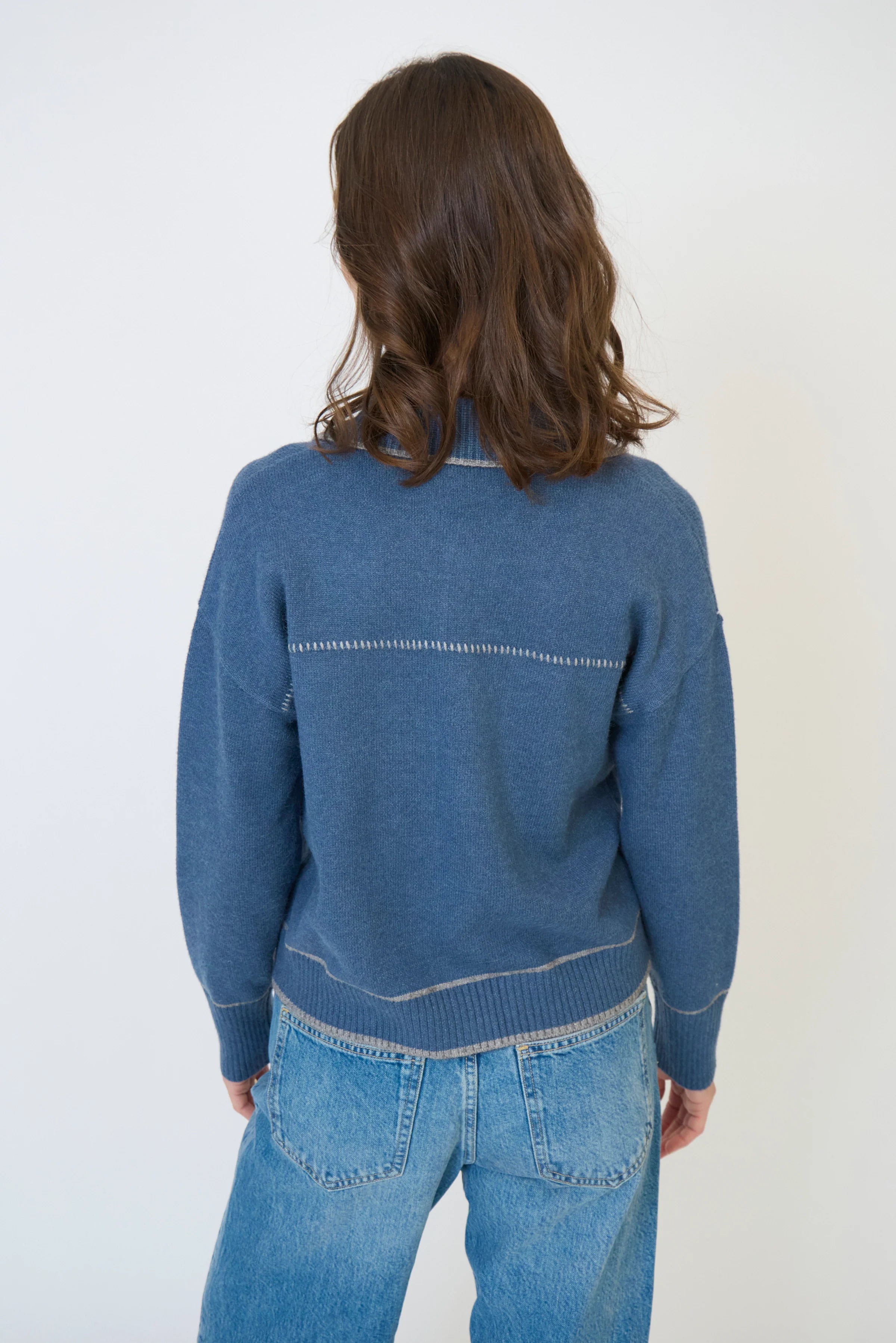 MYRA WHIPSTITCH BARN SWEATER