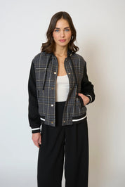BILLIE PLAID BOMBER
