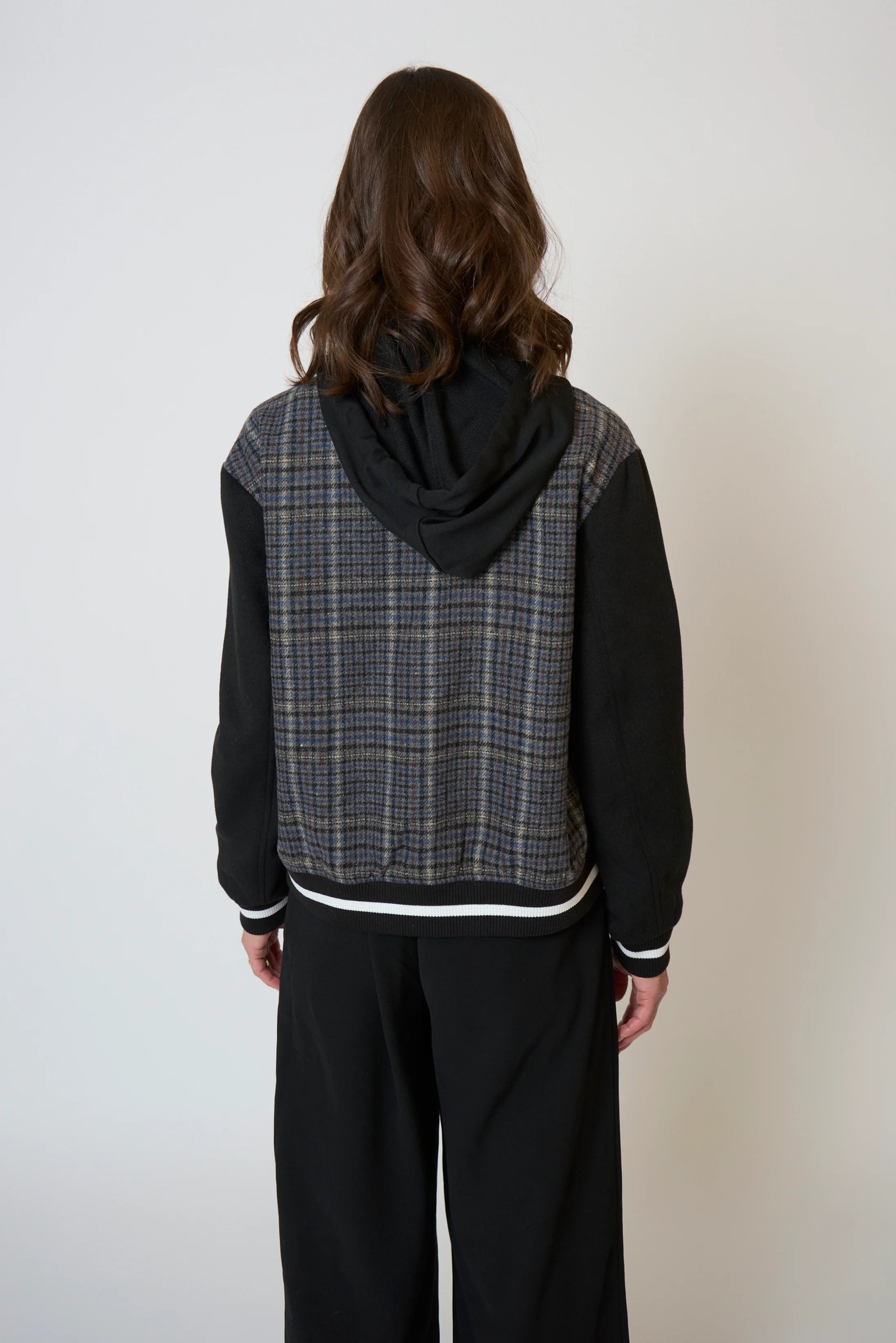 BILLIE PLAID BOMBER