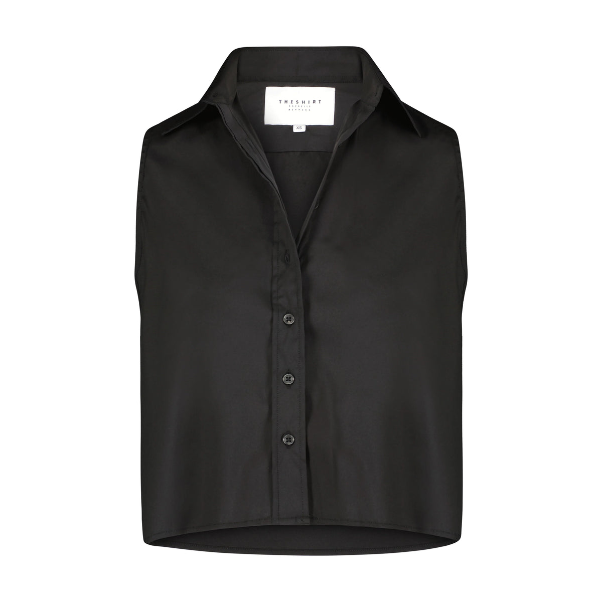 THE BOXY CROPPED SLEEVELESS SHIRT