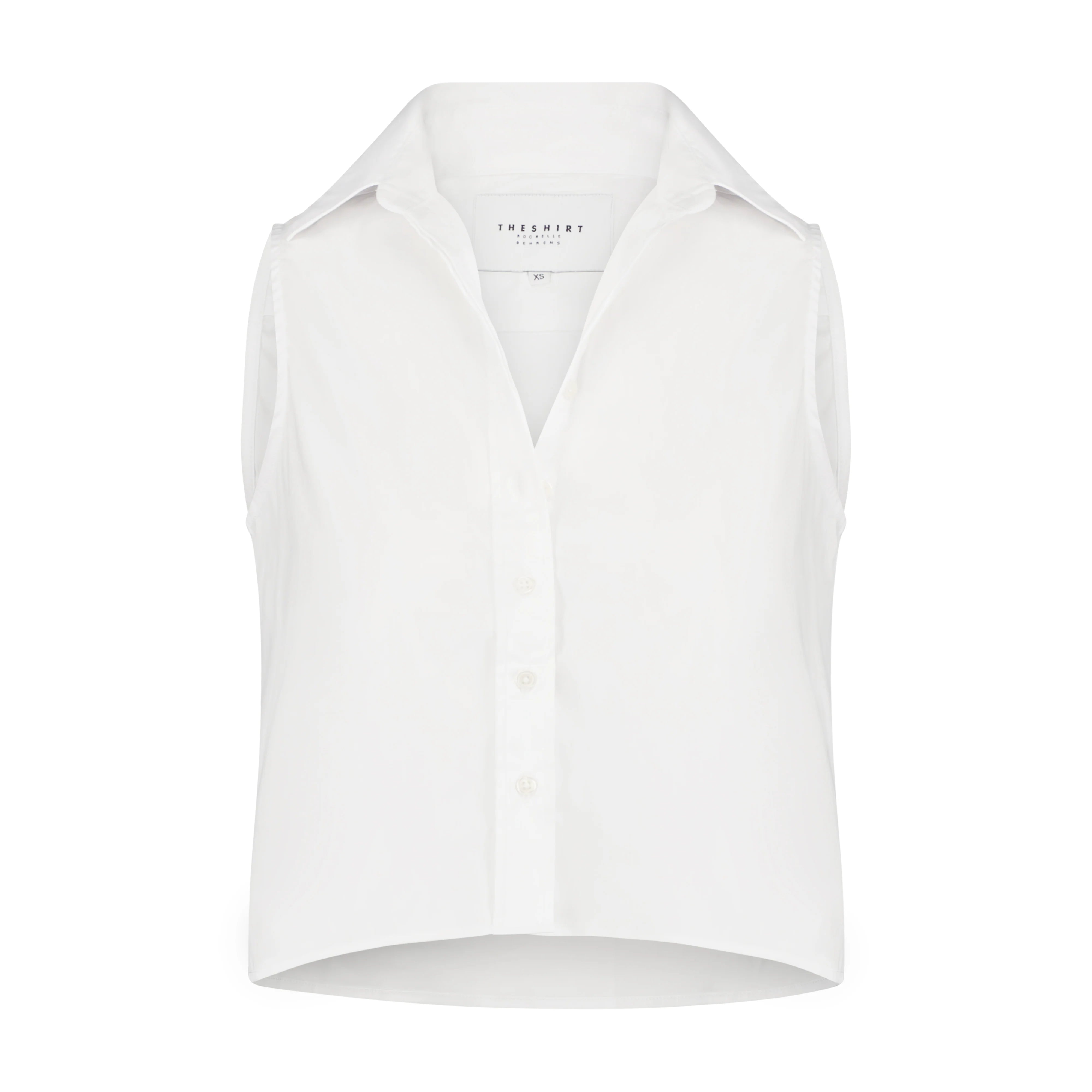 THE BOXY CROPPED SLEEVELESS SHIRT
