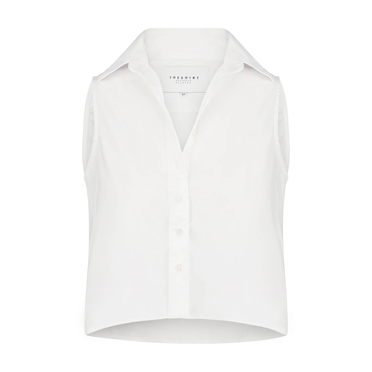 THE BOXY CROPPED SLEEVELESS SHIRT