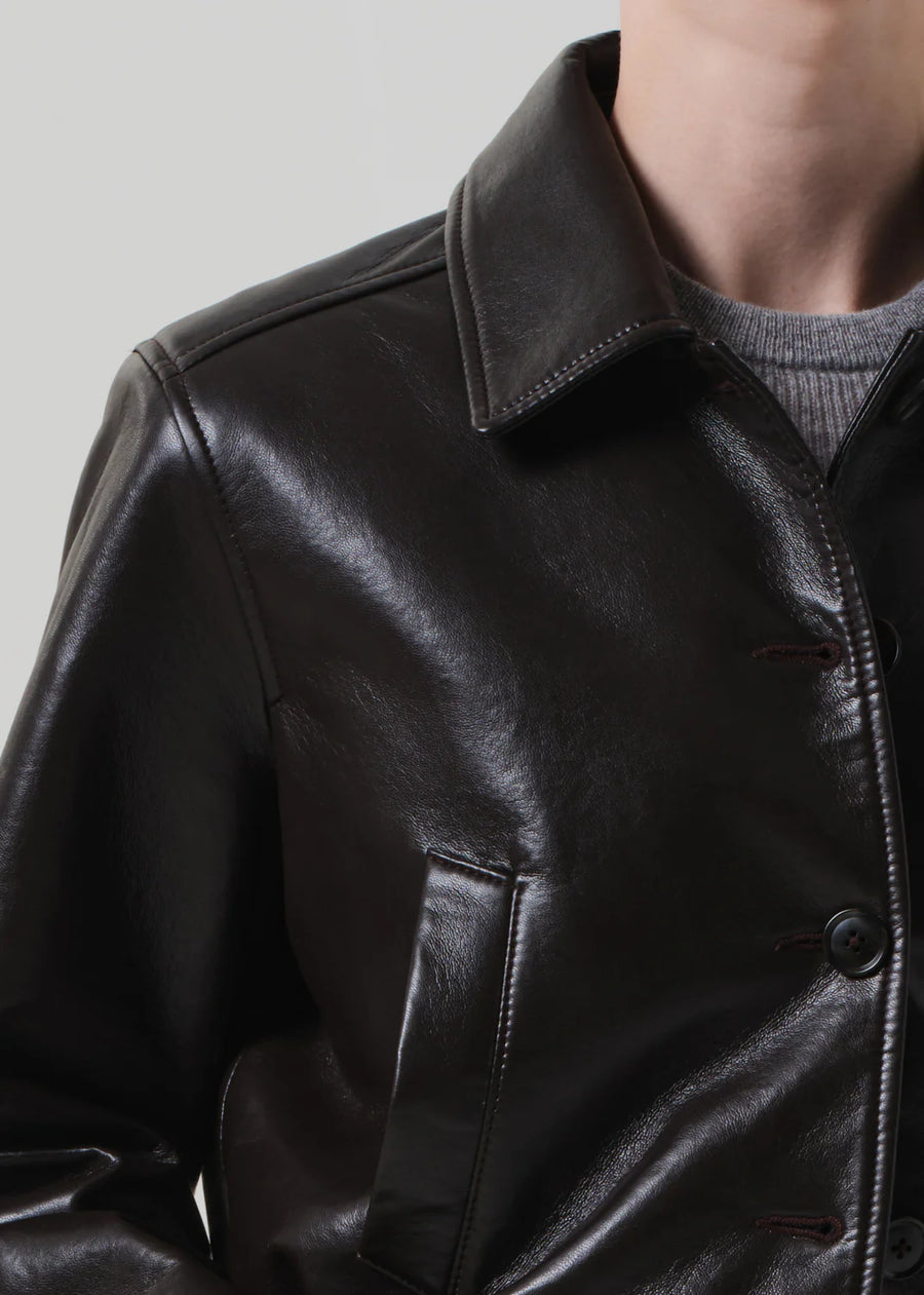 Lola Bomber Recycled Leather