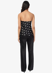 ODESSA STRAPLESS CAMISOLE POLKA-DOT