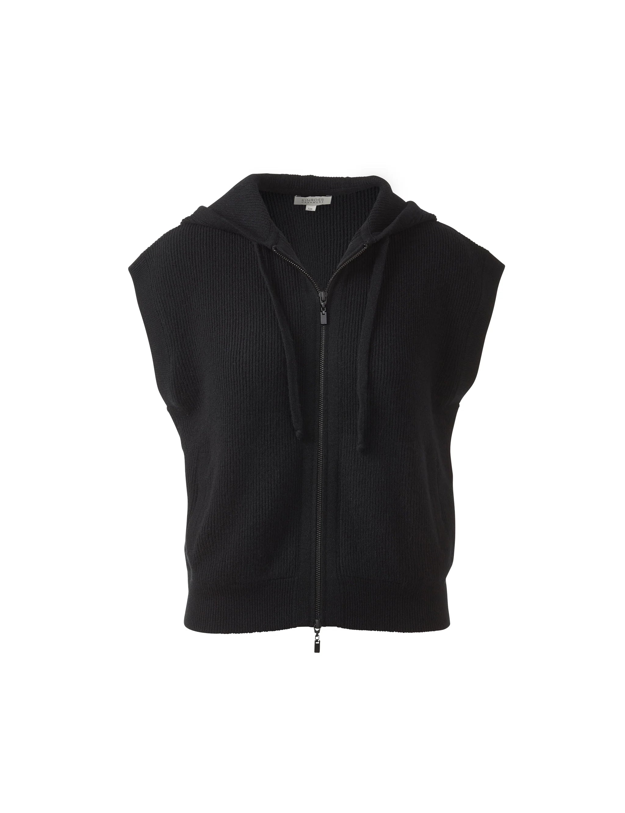 L RIB ZIP HOODIE