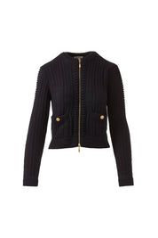 BOBBLE ZIP CARDIGAN