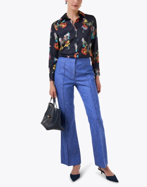 Mafalda Navy Print Shirt
