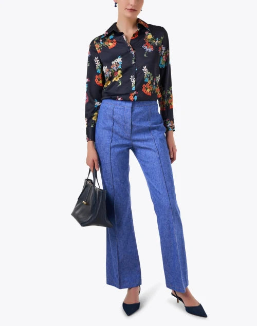 Mafalda Navy Print Shirt