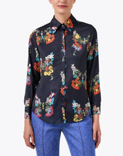 Mafalda Navy Print Shirt