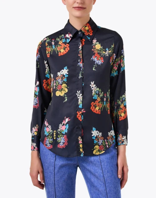 Mafalda Navy Print Shirt