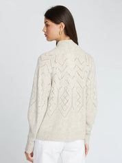 Pointelle Mock Neck | Mojave
