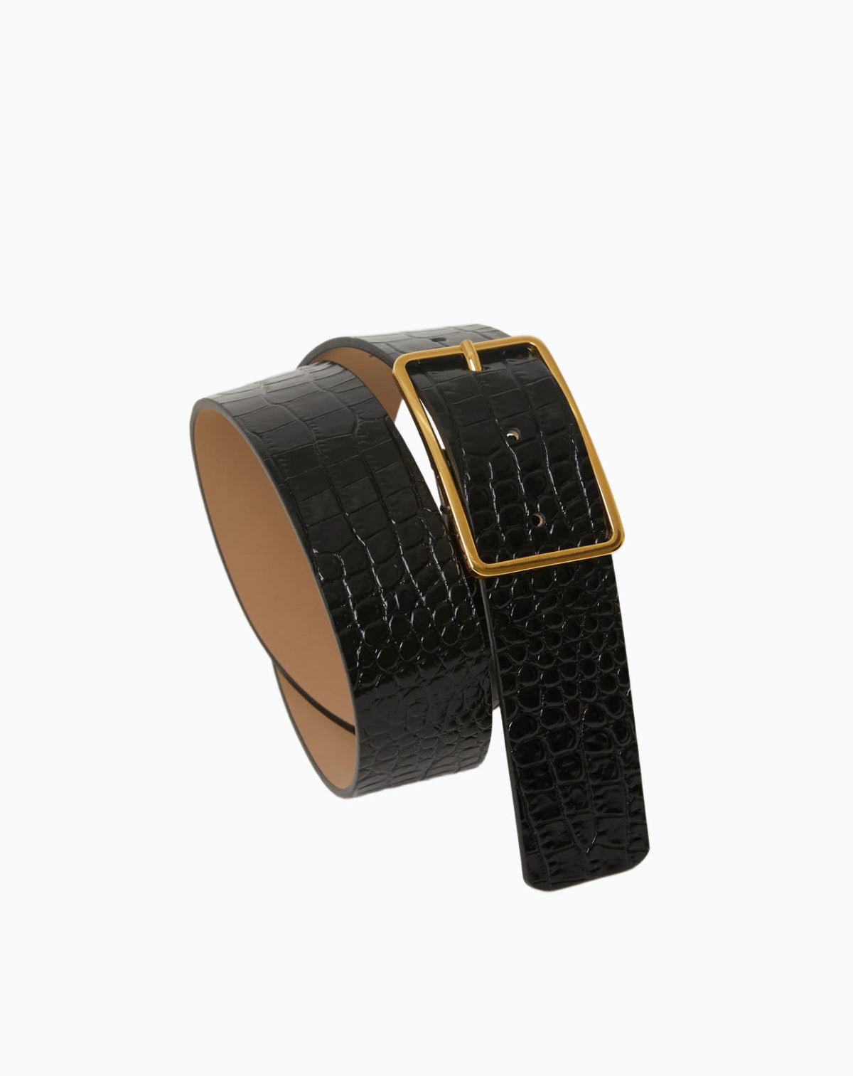 MILLA CROCO LEATHER BELT