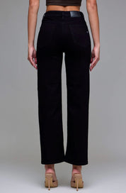 Tracey | Jet Black Clean Stretch Straight