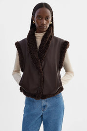 DUA | REVERSIBLE FAUX FUR VEST