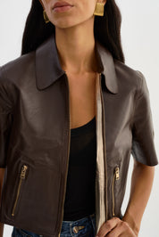 SEVANA | REVERSIBLE LEATHER JACKET