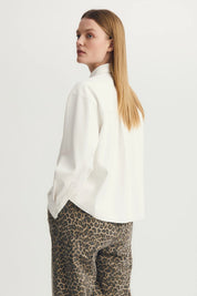 DRIANE SHIRT | Brown Suede