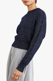 Marled Fitted Waist Sweater
