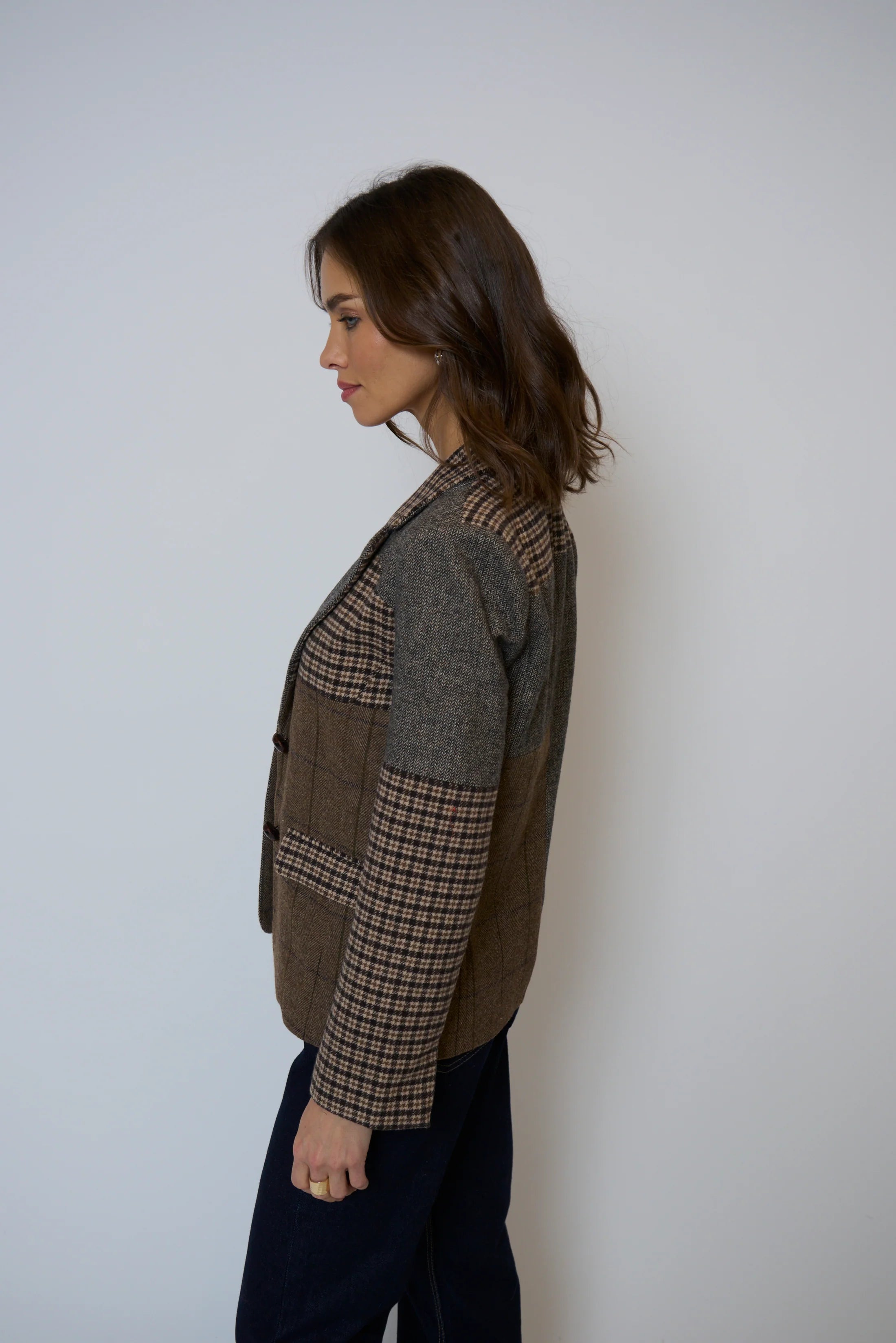 RAVEN PATCHWORK RIDING JACKET