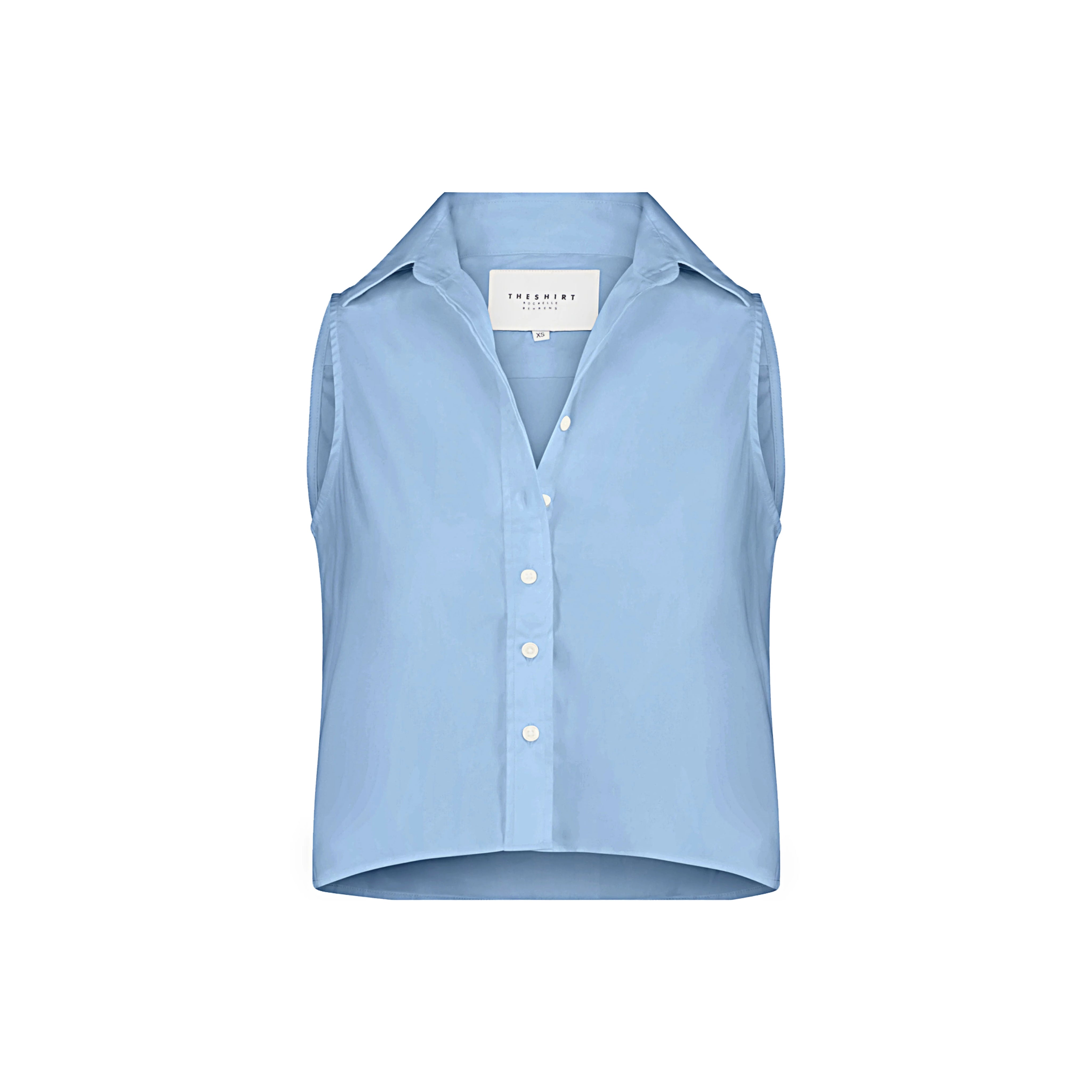 THE BOXY CROPPED SLEEVELESS SHIRT