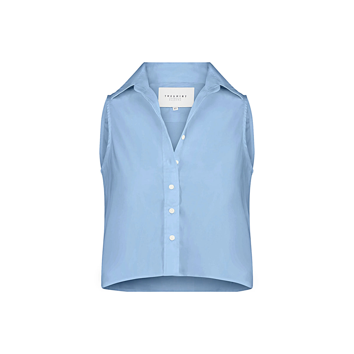 THE BOXY CROPPED SLEEVELESS SHIRT