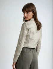 BOWERY DISTRESSED SUEDE MOTO JACKET