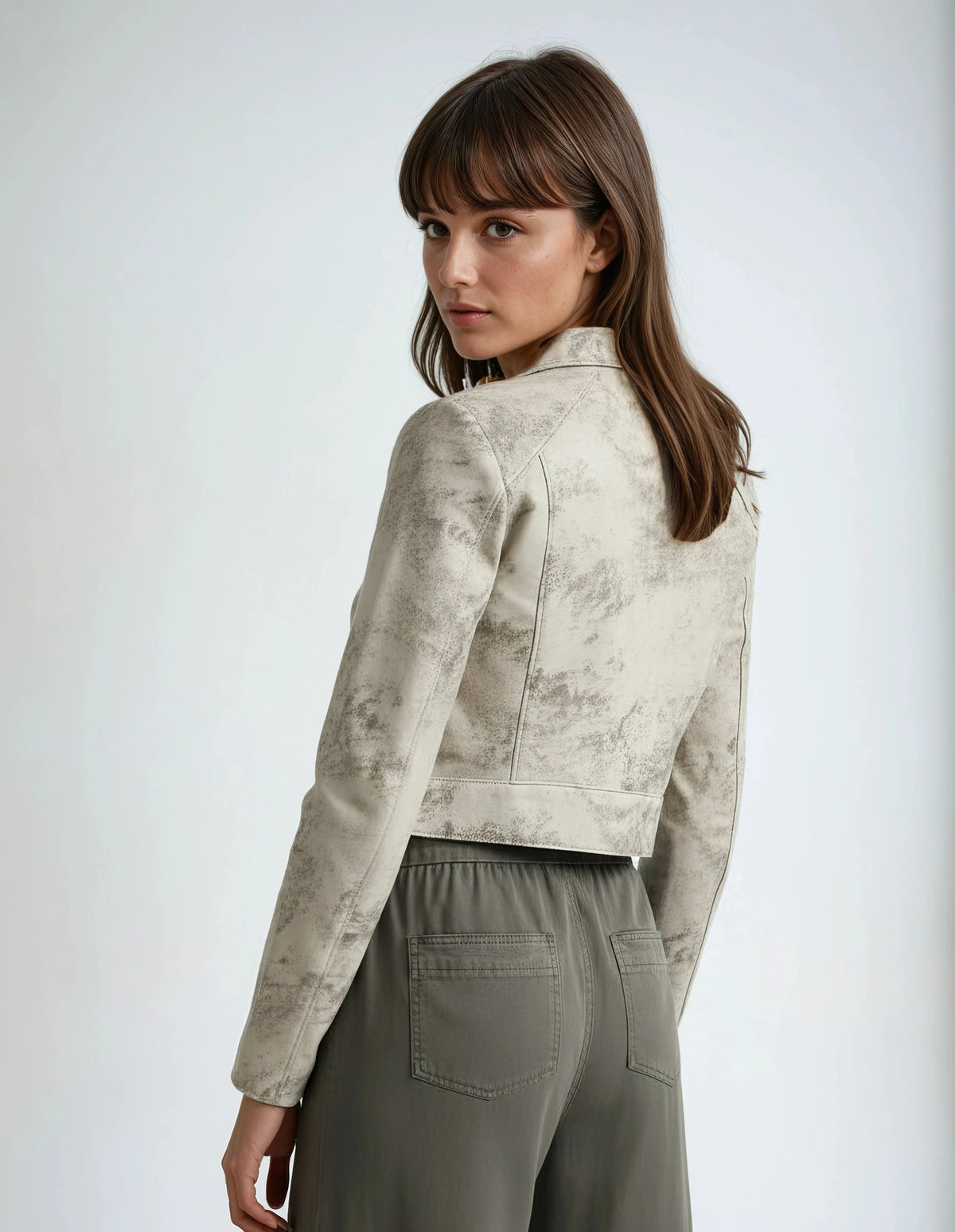 BOWERY DISTRESSED SUEDE MOTO JACKET