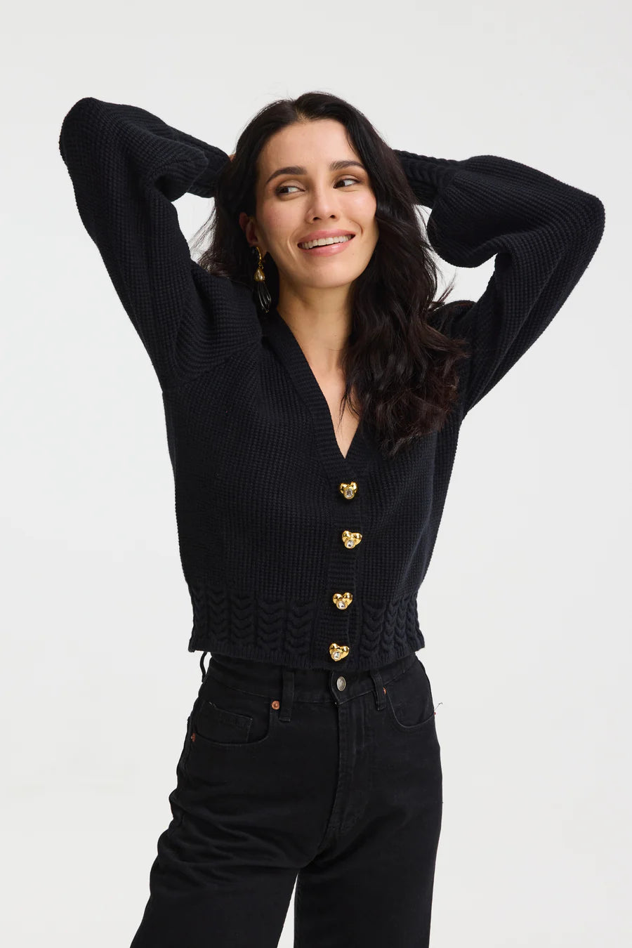 PIPER solid CARDIGAN