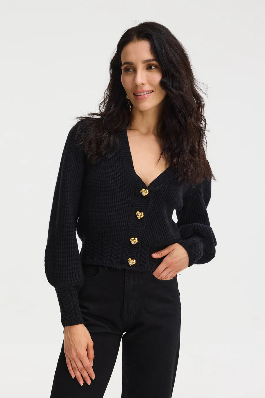 PIPER solid CARDIGAN