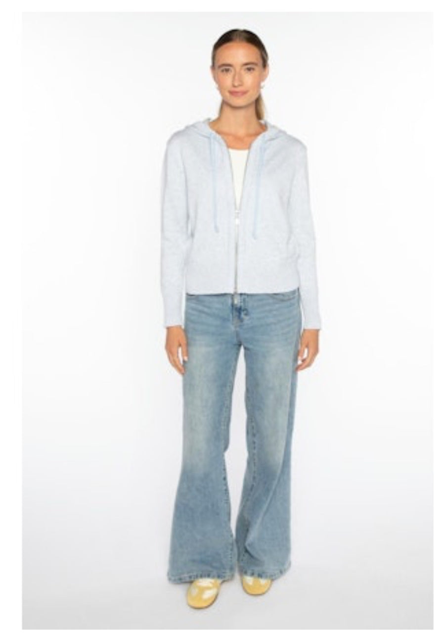 MARLED LUREX ZIP HOODIE