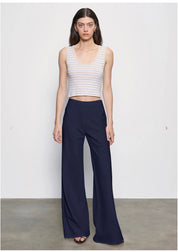 SUPIMA COTTON SLEEVELESS Stripe top