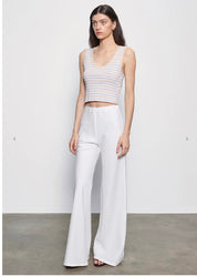 SUPIMA COTTON SLEEVELESS Stripe top